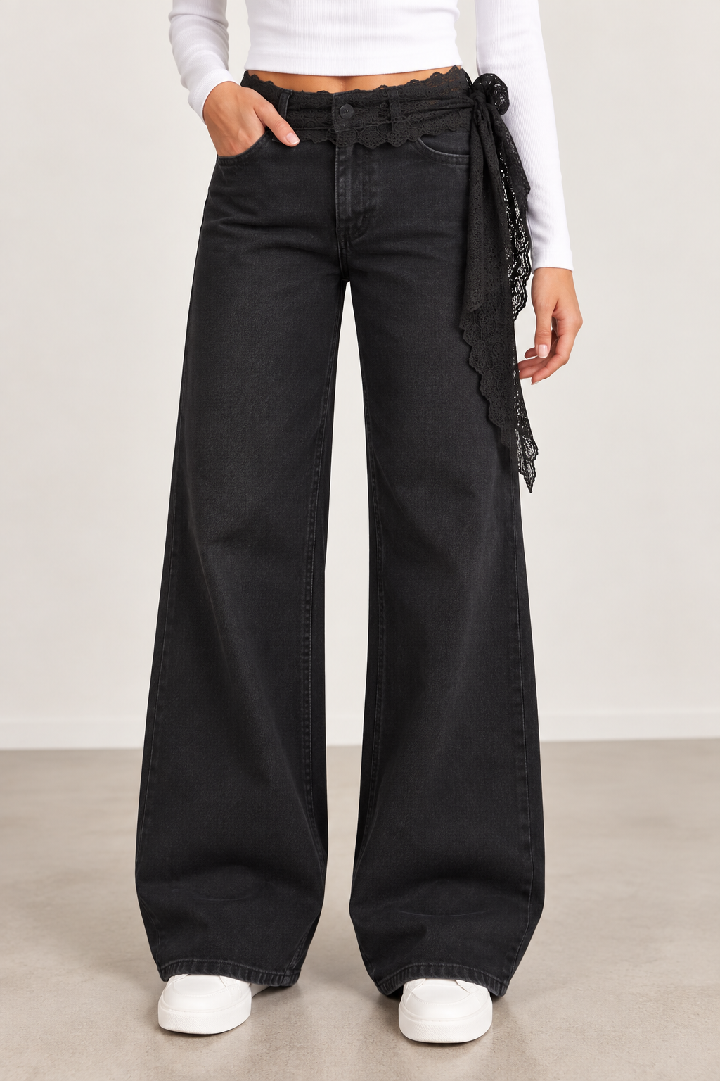 JEANS WIDE LEG ONLY