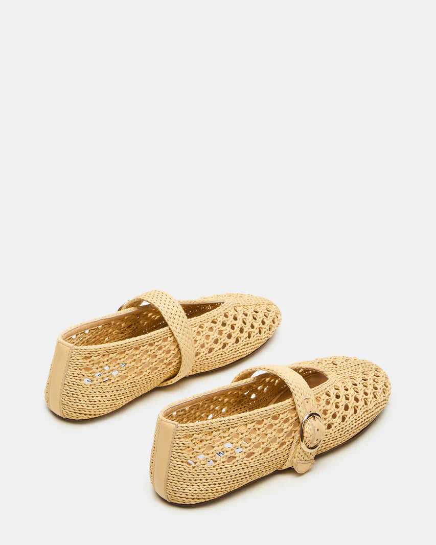 Steve Madden Ballarina Natural Raffia