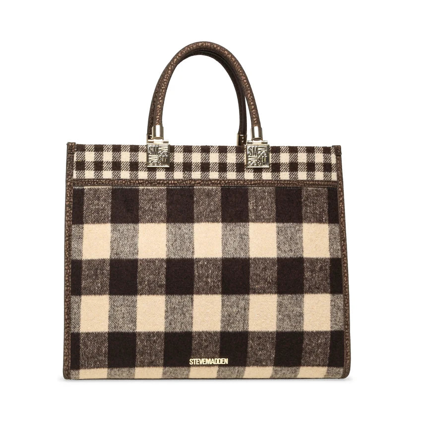 STEVE MADDEN BORSA MARRONE/ORO