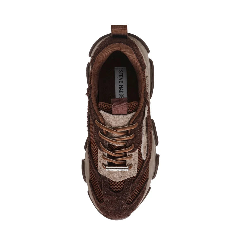 STEVE MADDEN E-POSSESSION COFFEE SUEDE