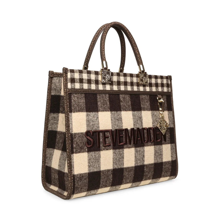 STEVE MADDEN BORSA MARRONE/ORO