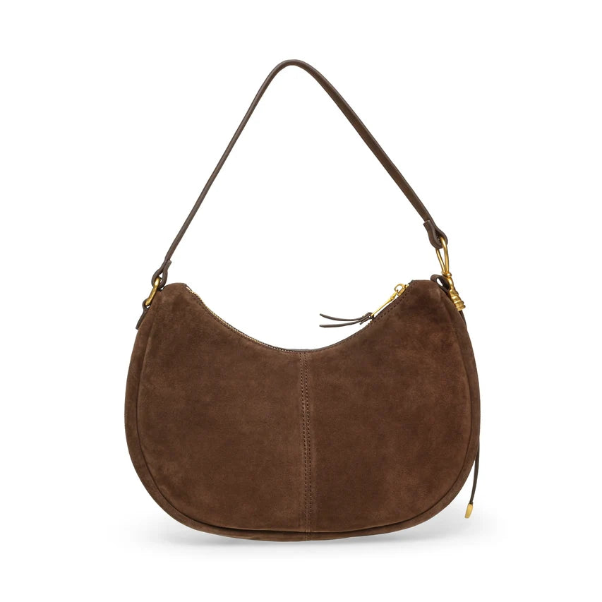 STEVE MADDEN BORSA MARRONE/ORO IN SUEDE