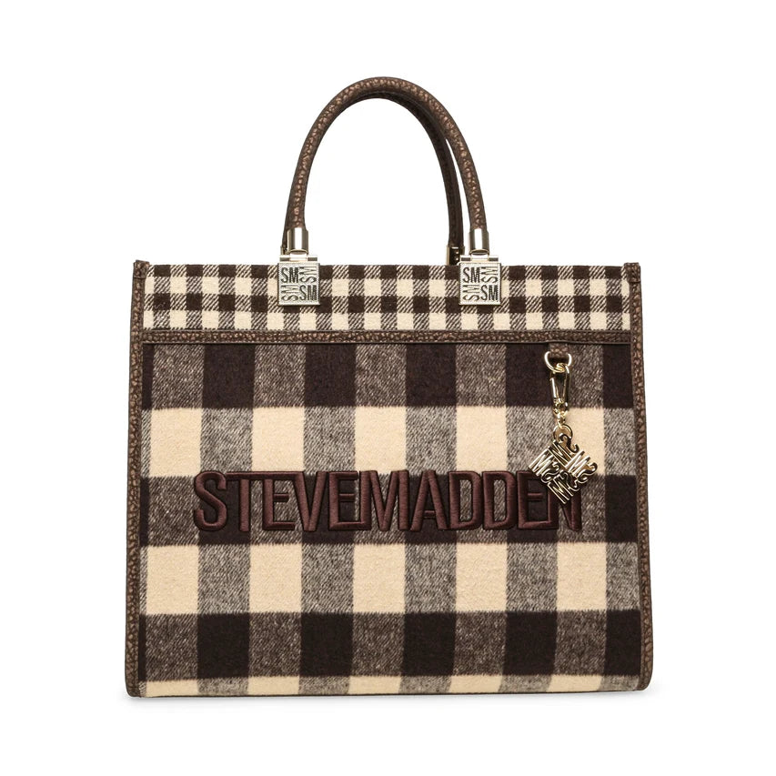 STEVE MADDEN BORSA MARRONE/ORO
