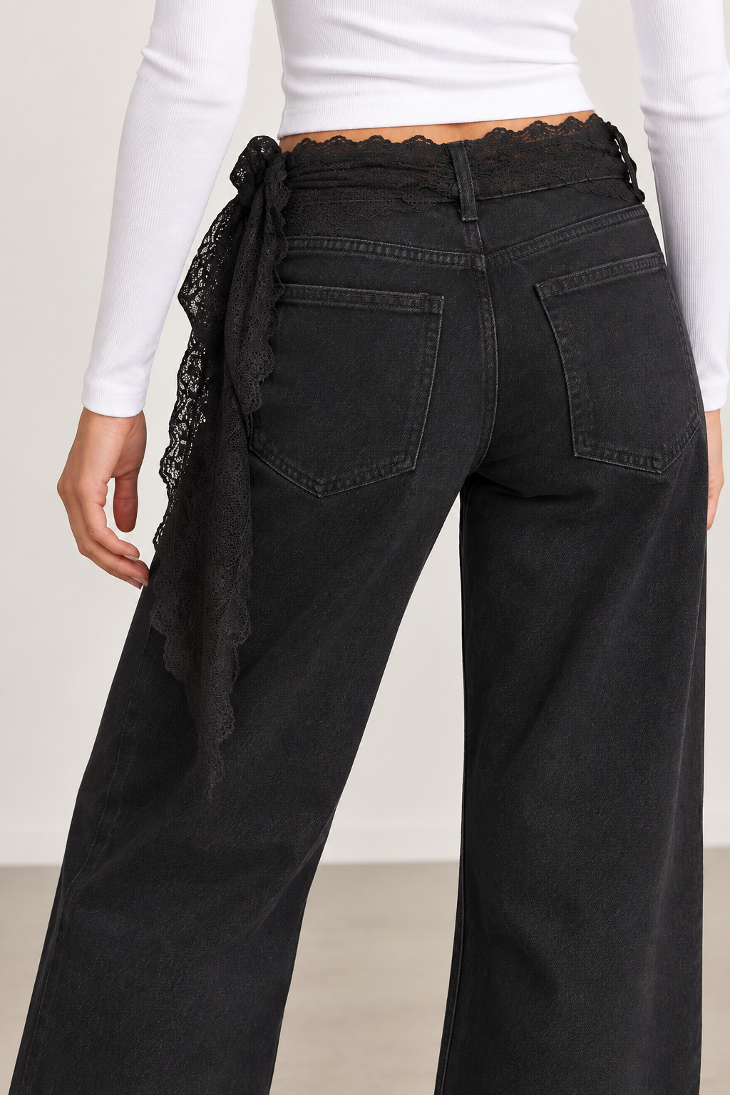 JEANS WIDE LEG ONLY