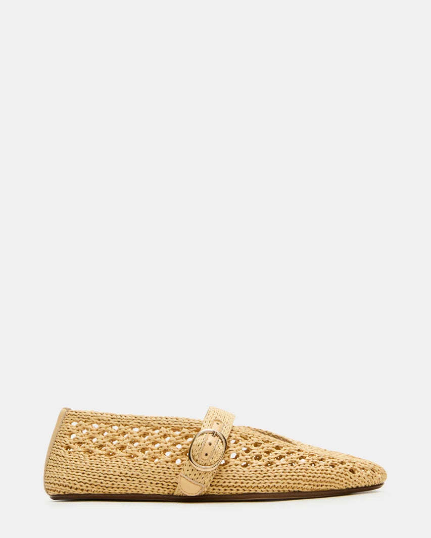 Steve Madden Ballarina Natural Raffia