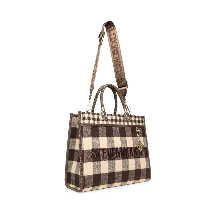 STEVE MADDEN BORSA MARRONE/ORO