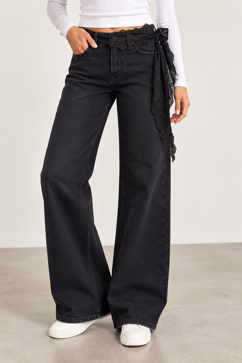 JEANS WIDE LEG ONLY
