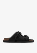 D.franklin sandali buckle neri