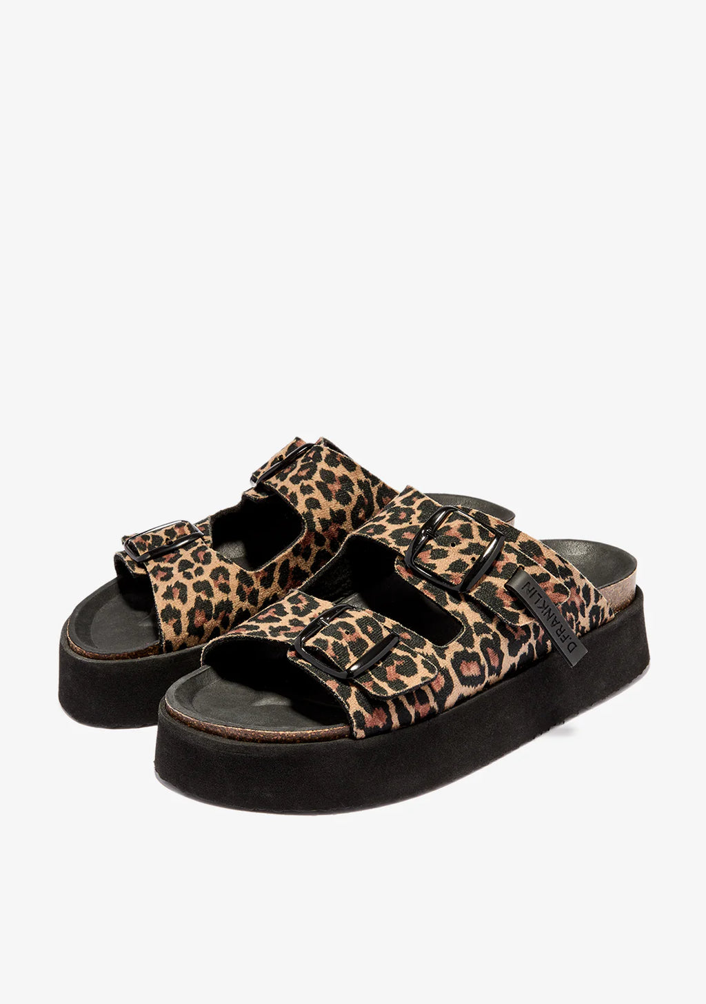 D.Franklin Sandali Platform Leopard