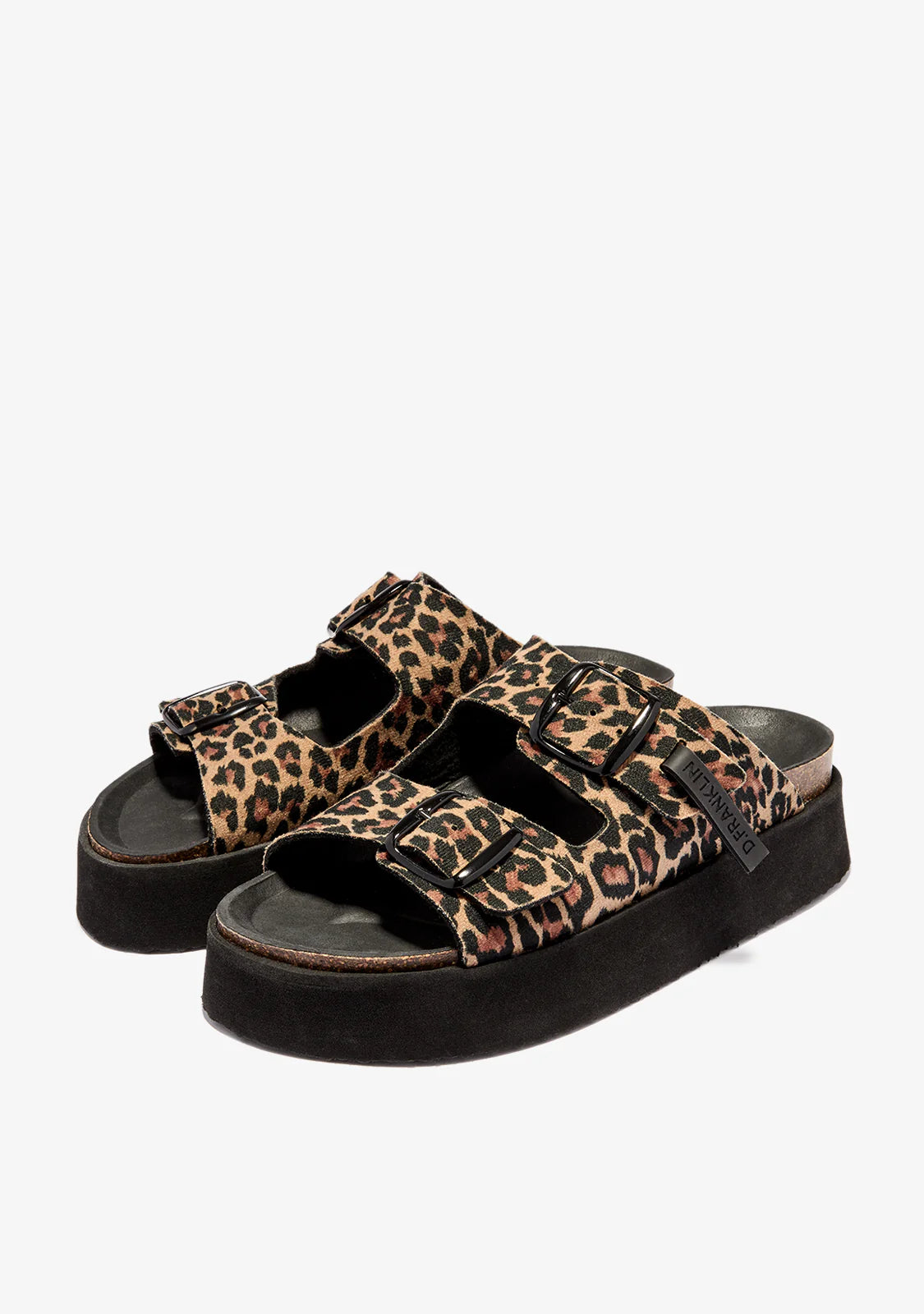 D.Franklin Sandali Platform Leopard
