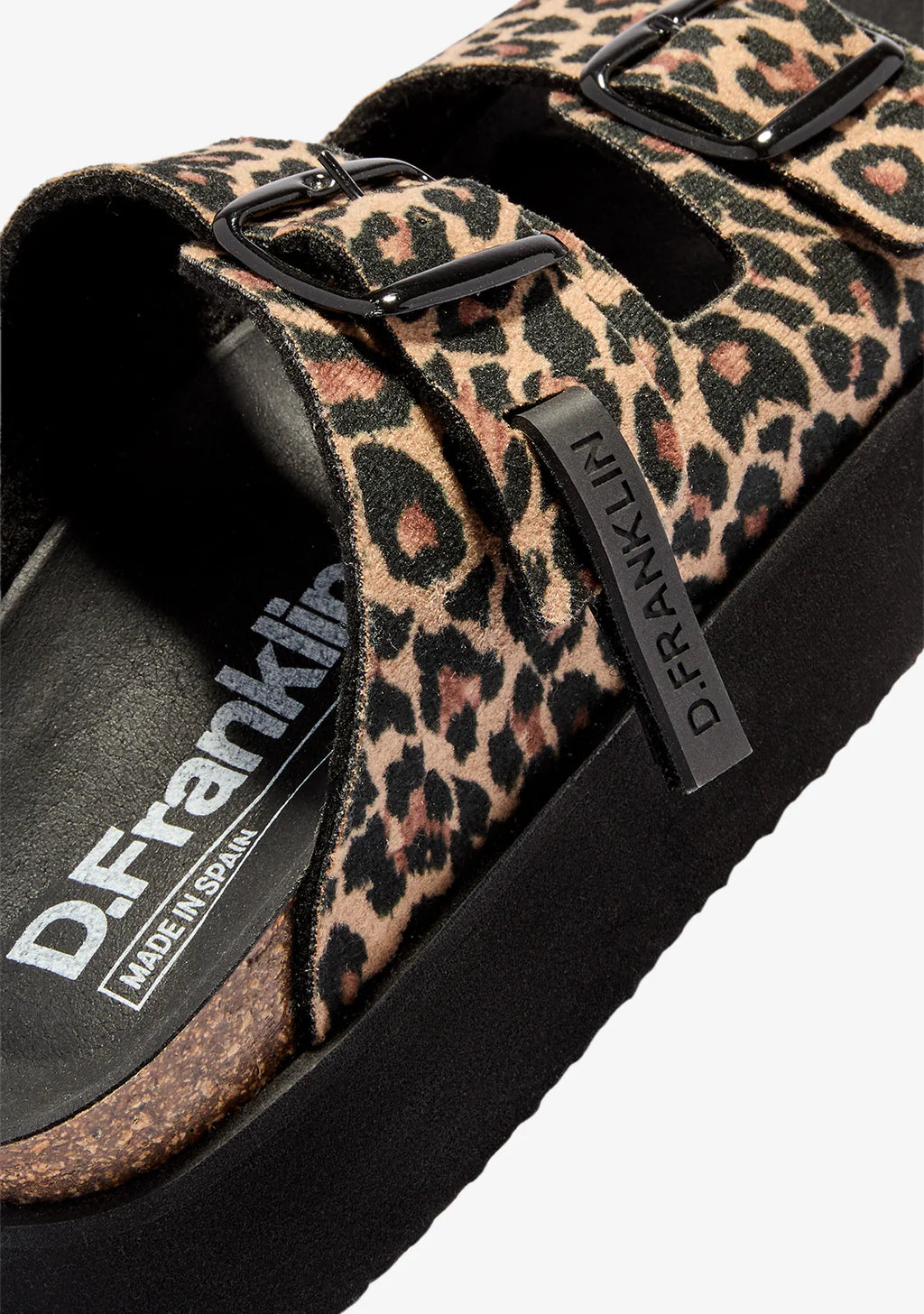 D.Franklin Sandali Platform Leopard