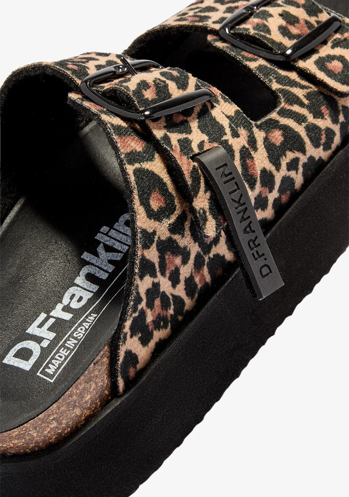 D.Franklin Sandali Platform Leopard