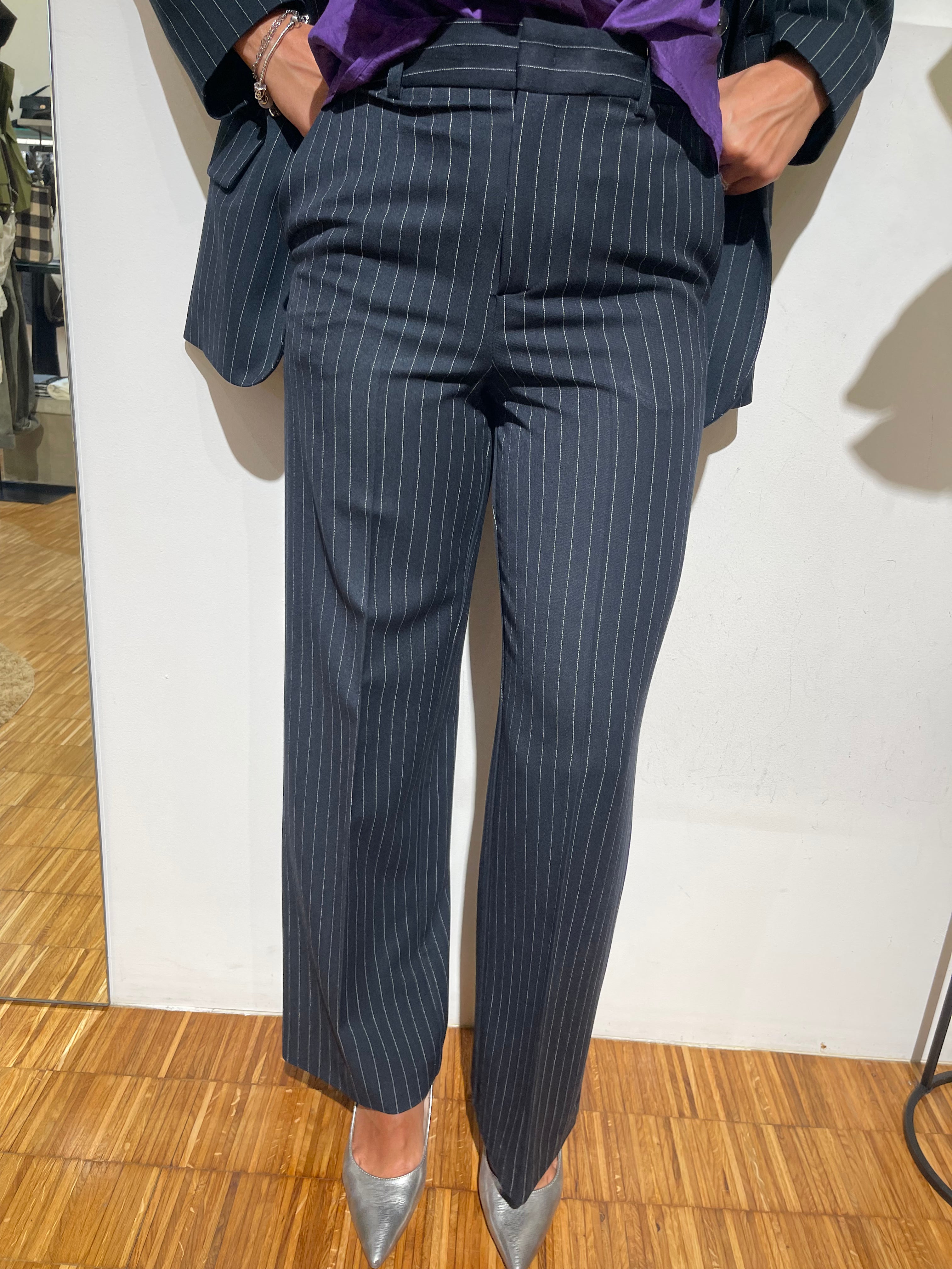 PANTALONE GESSATO PALAZZO KONTATTO
