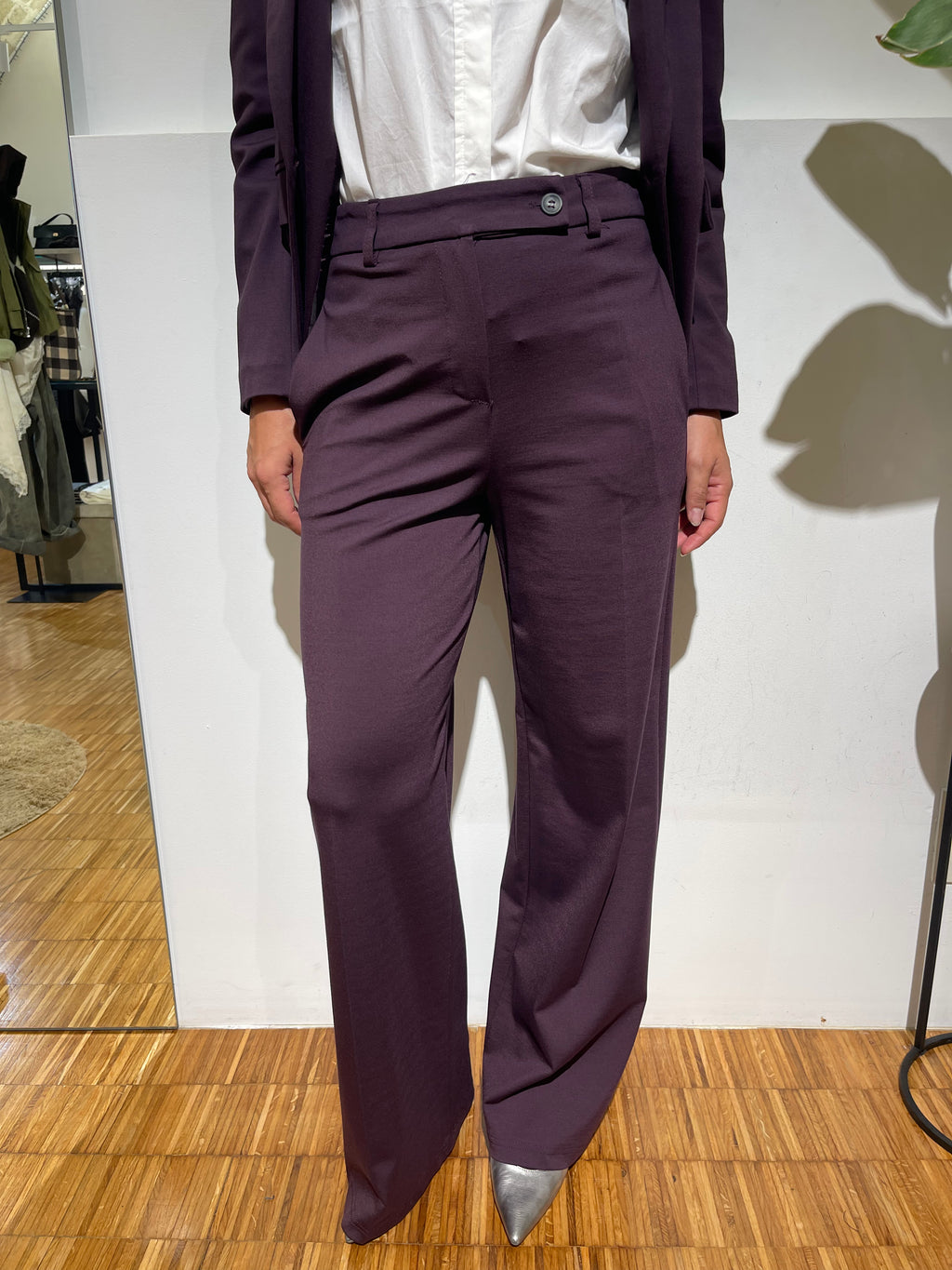PANTALONE TESSUTO PUNTO MILANO TENSIONE IN