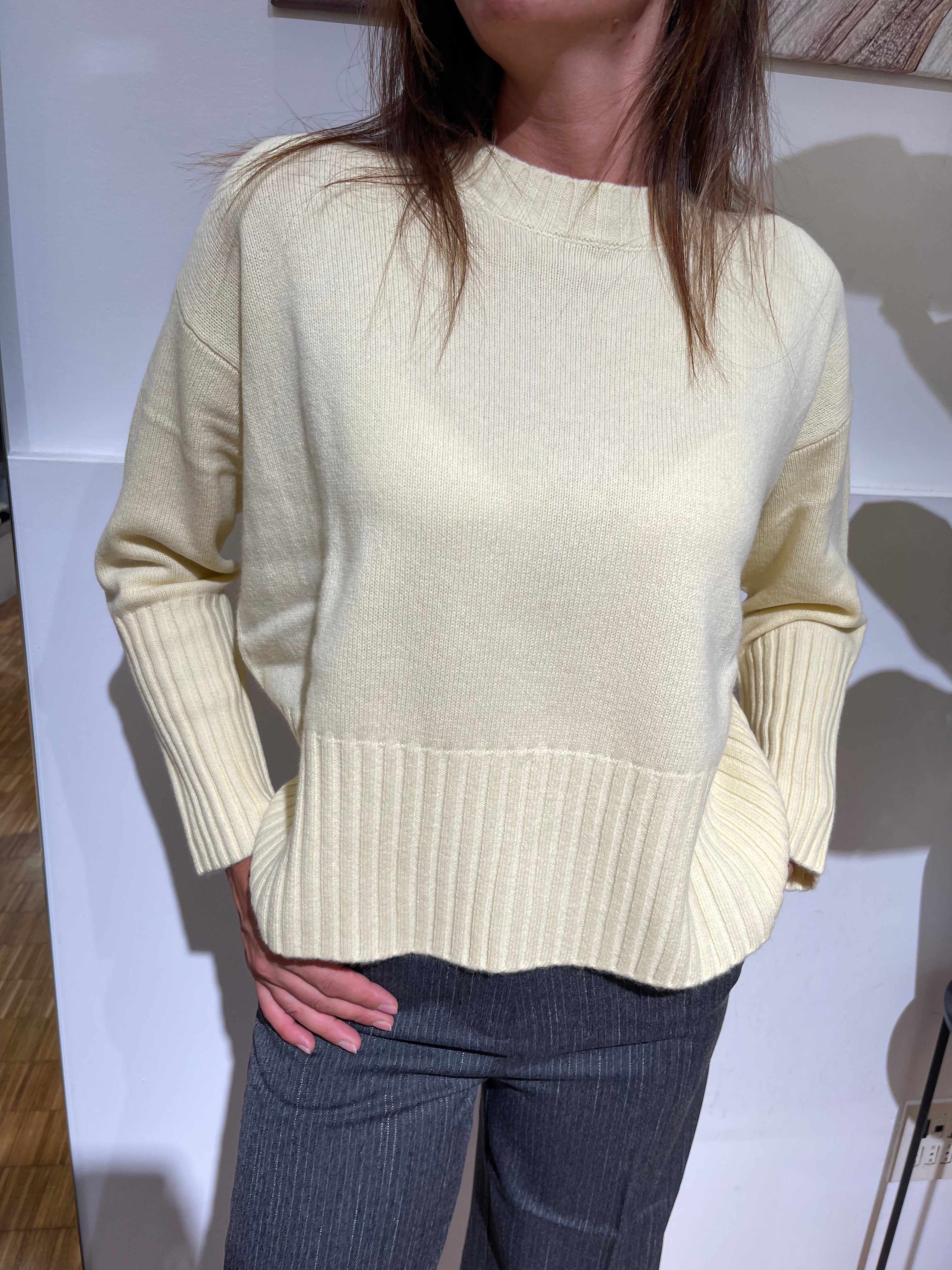 MAGLIONE PURA LANA TENSIONE IN