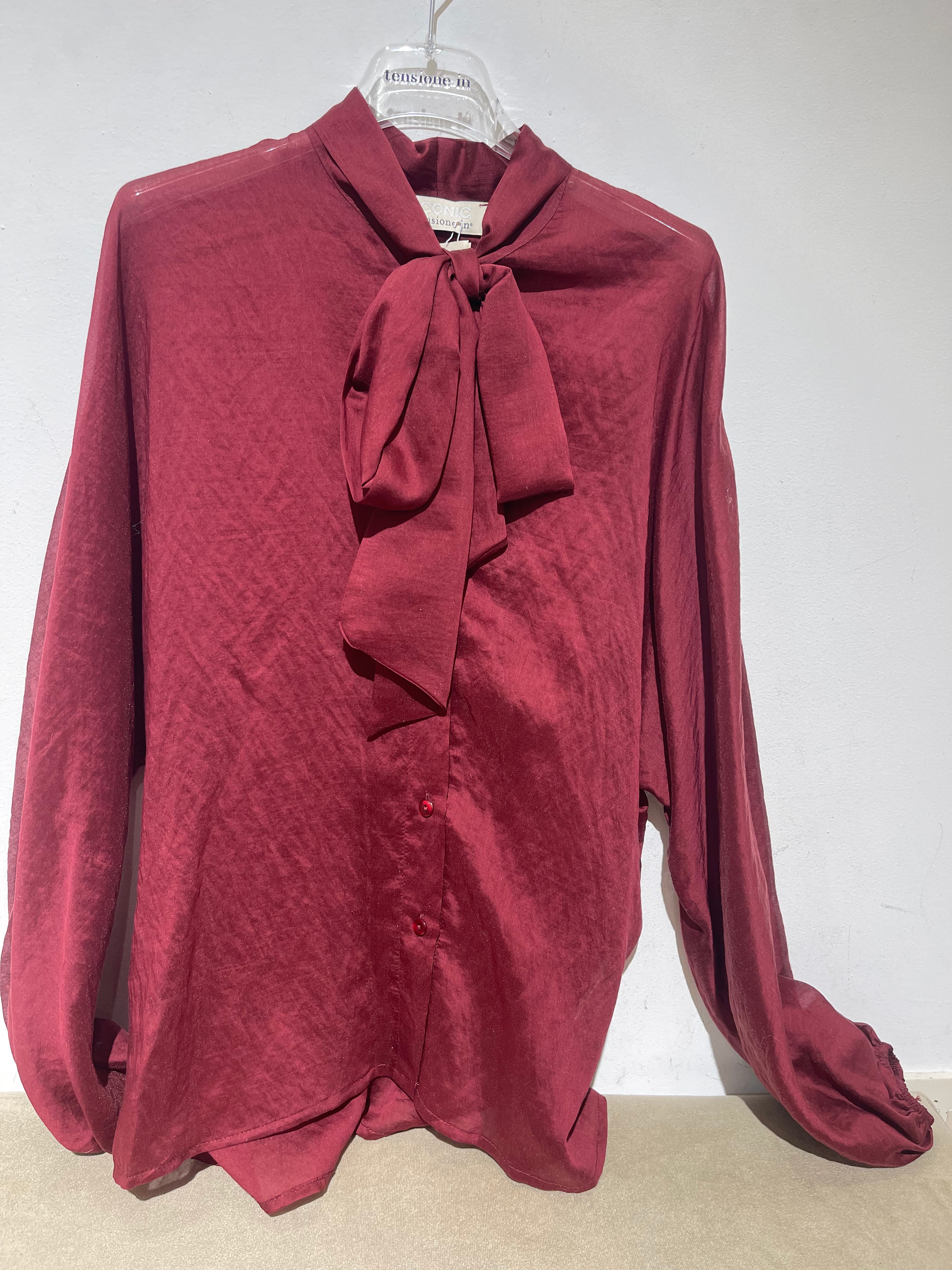 CAMICIA MUSSOLA CON FICCO TENSIONE
