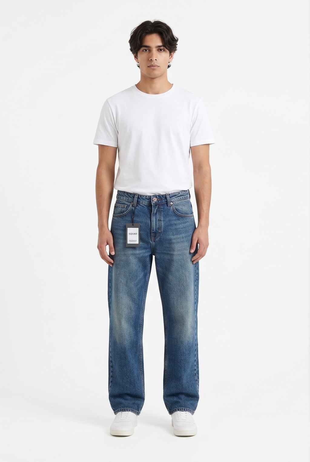 JEANS SABBIATO  FONDO AMPIO SQUAD