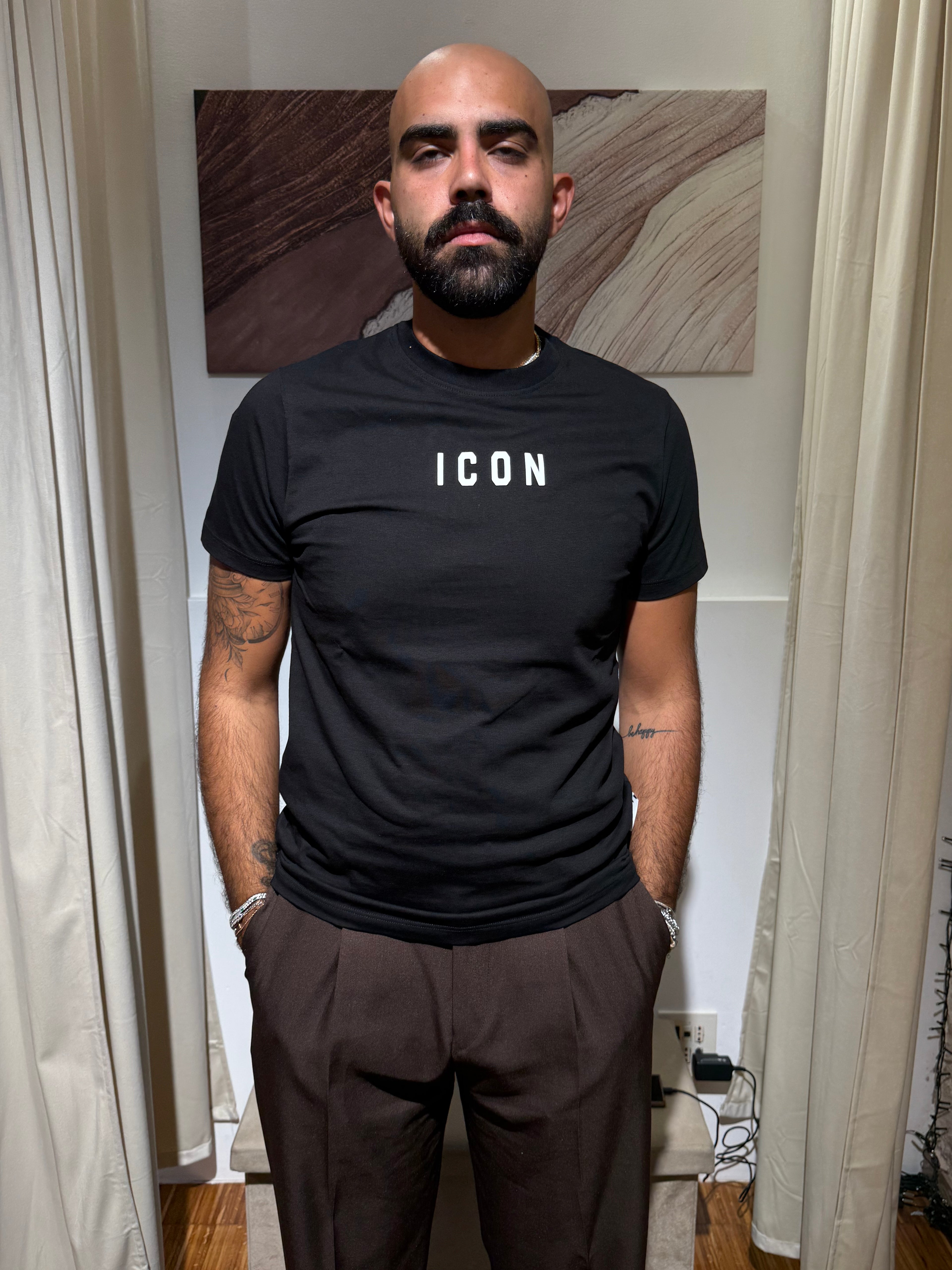 ICON t-shirt M/C logo piccolo