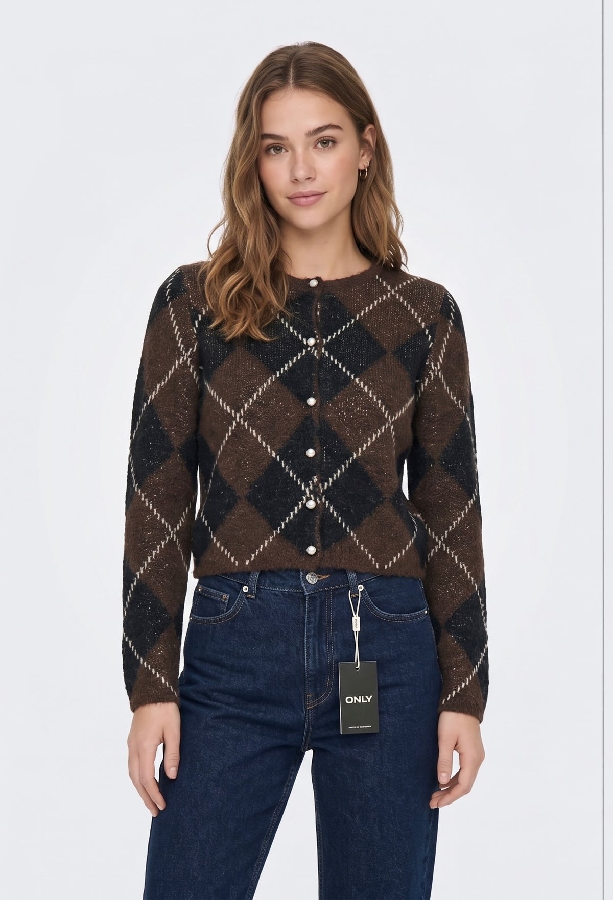 CARDIGAN  ONLY IN CHECK