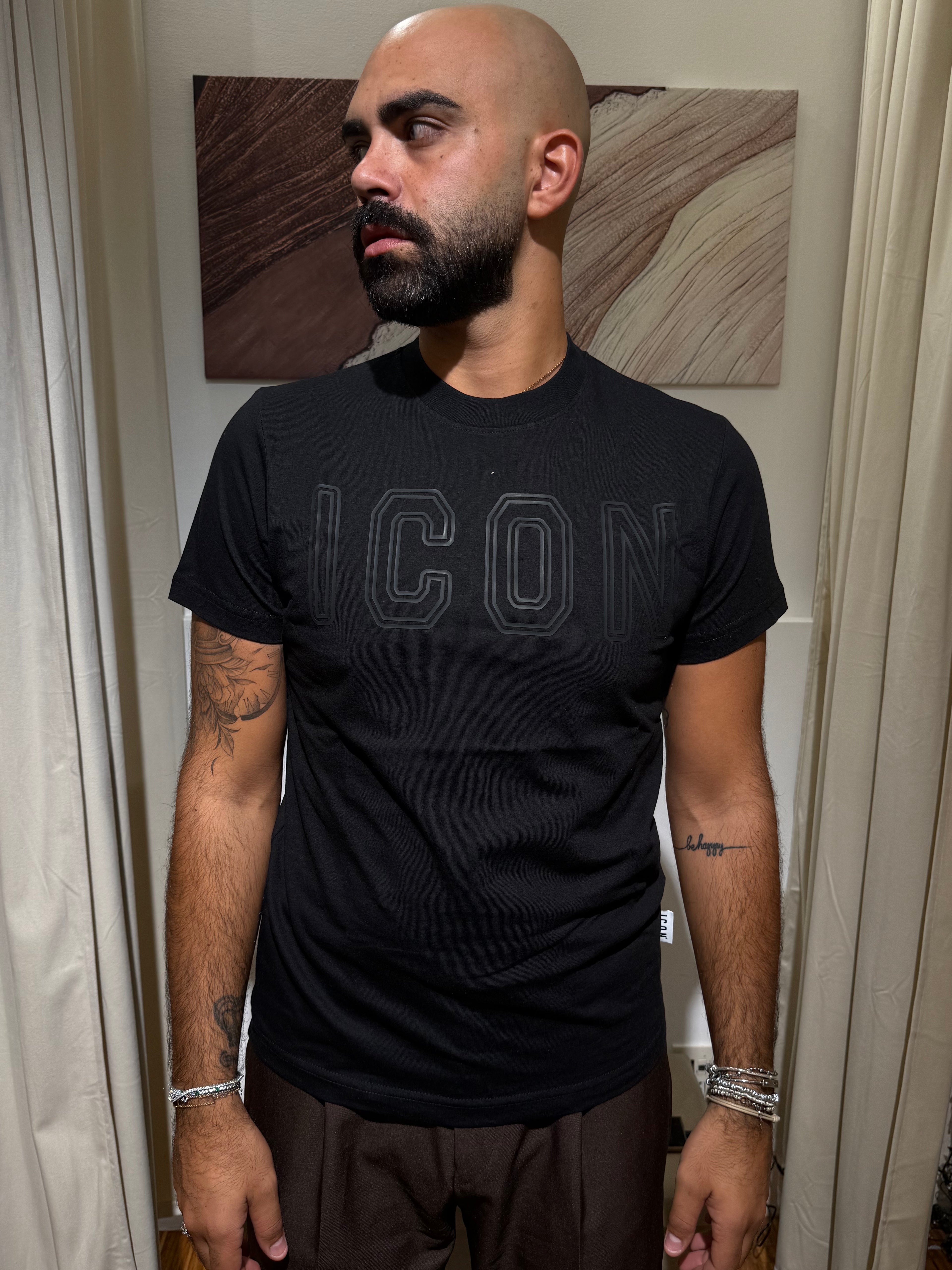 ICON T-shirt logo outline