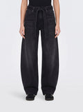 JEANS BARREL NERO ONLY