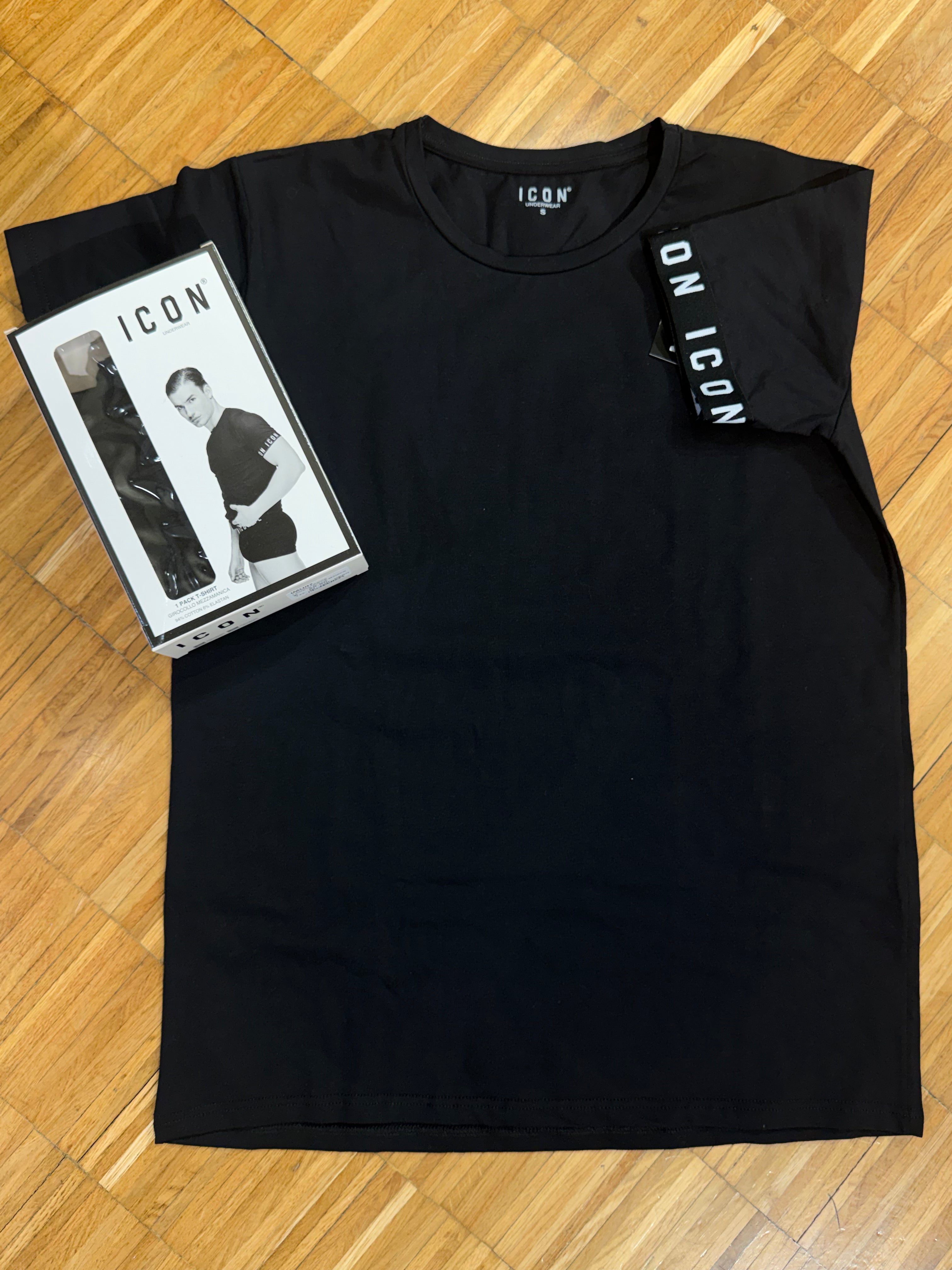 ICON T-SHIRT LOGO MANICA