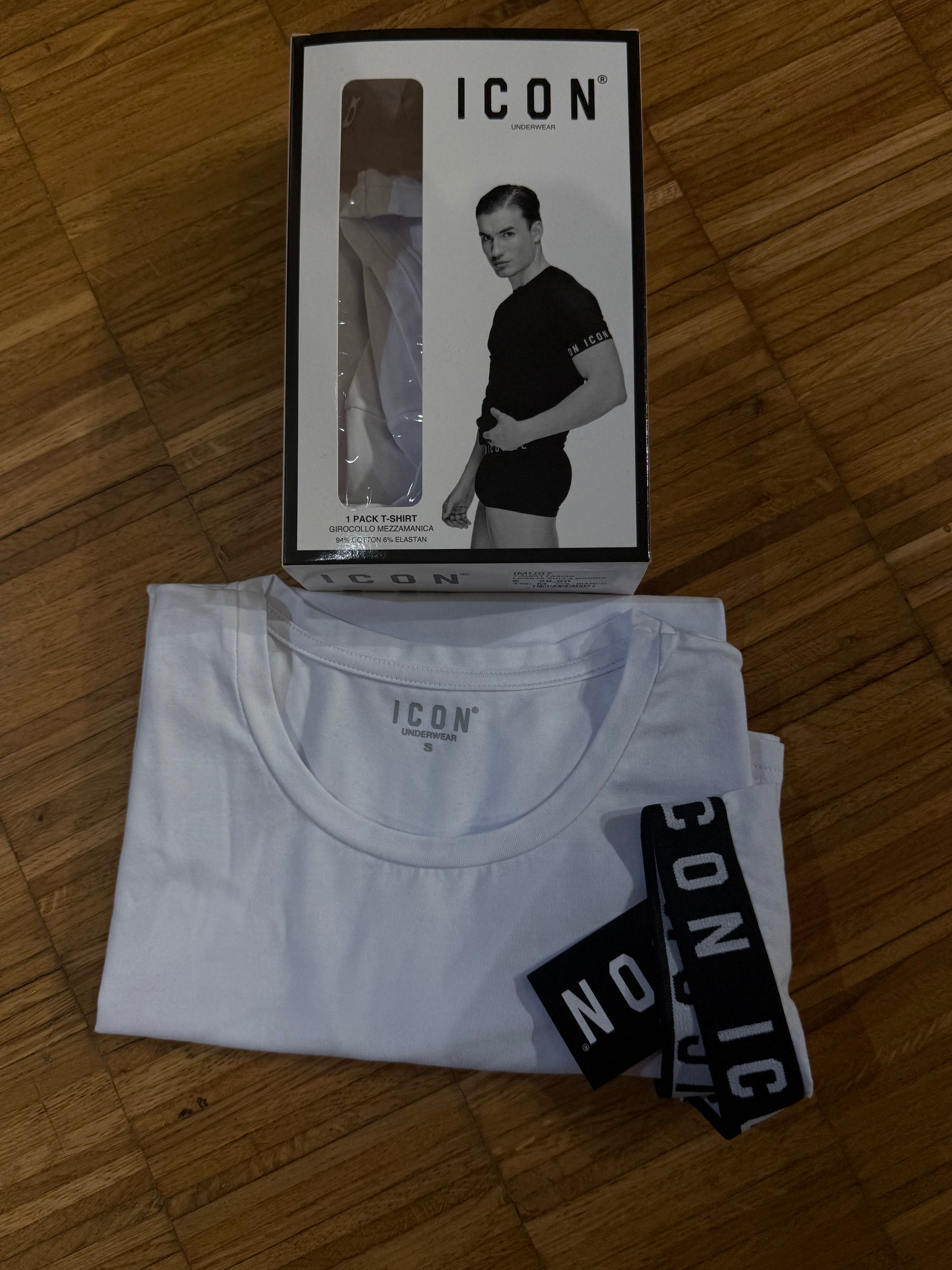 ICON T-SHIRT LOGO MANICA