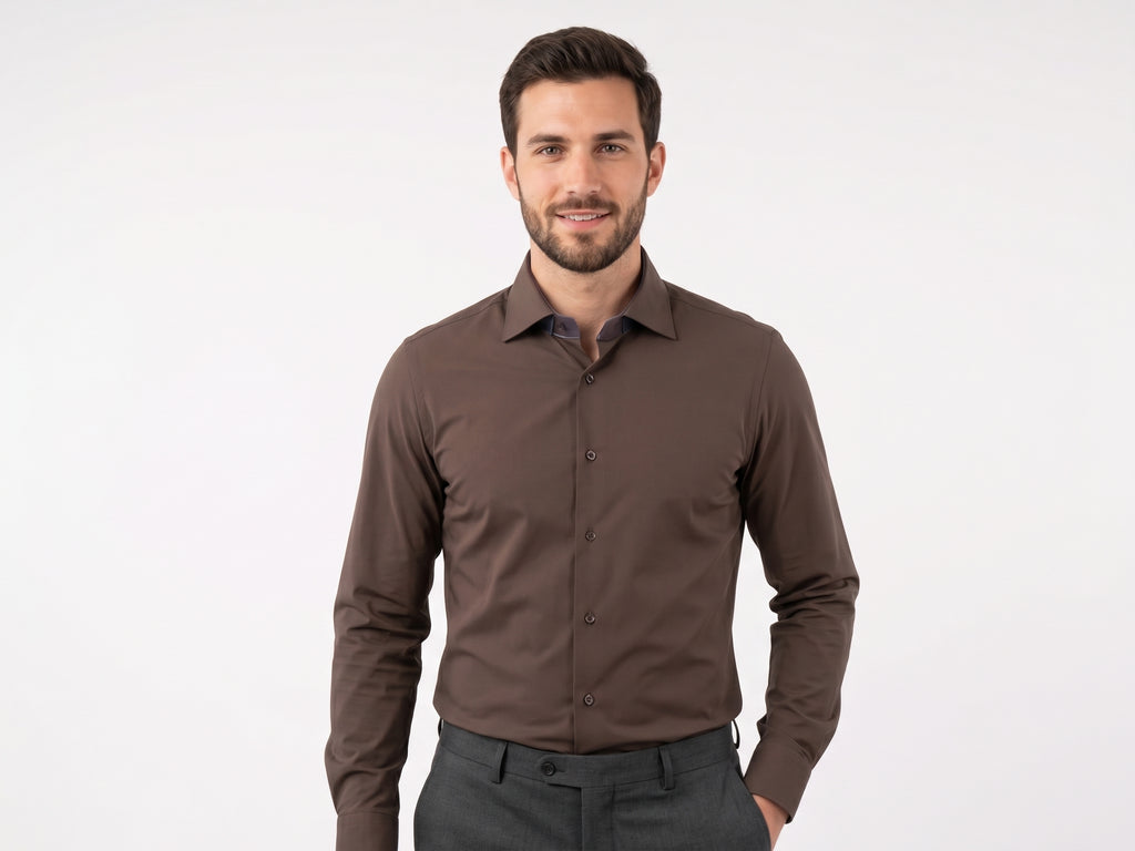 CAMICIA COLLO FRANCESE NO IRON