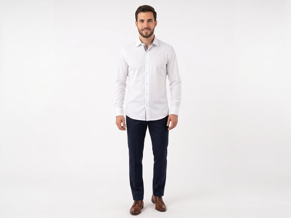 CAMICIA COLLO FRANCESE NO IRON