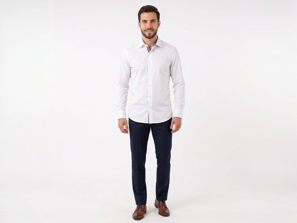 CAMICIA COLLO FRANCESE NO IRON