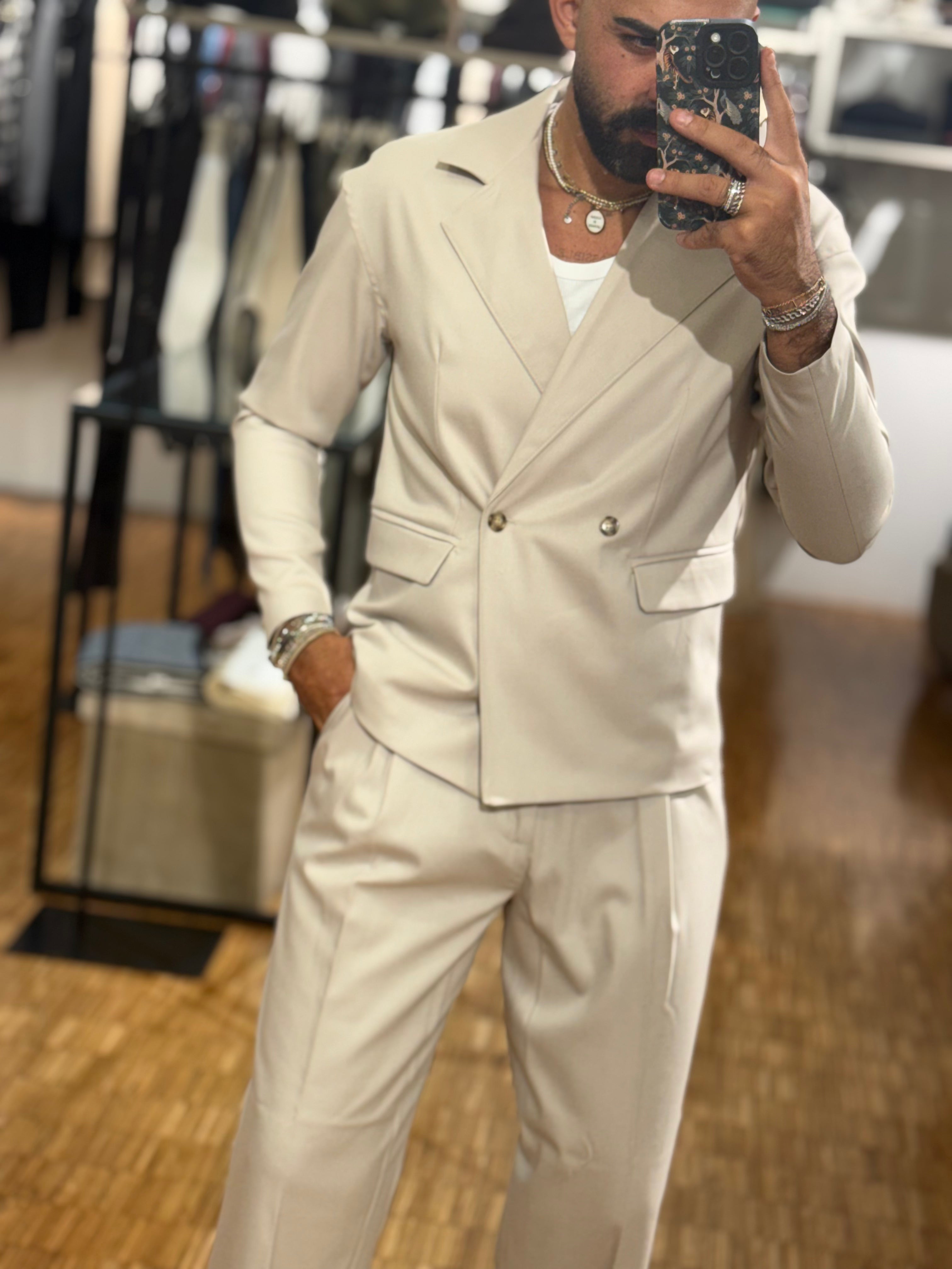 GIACCA CROPPED FRONTIER