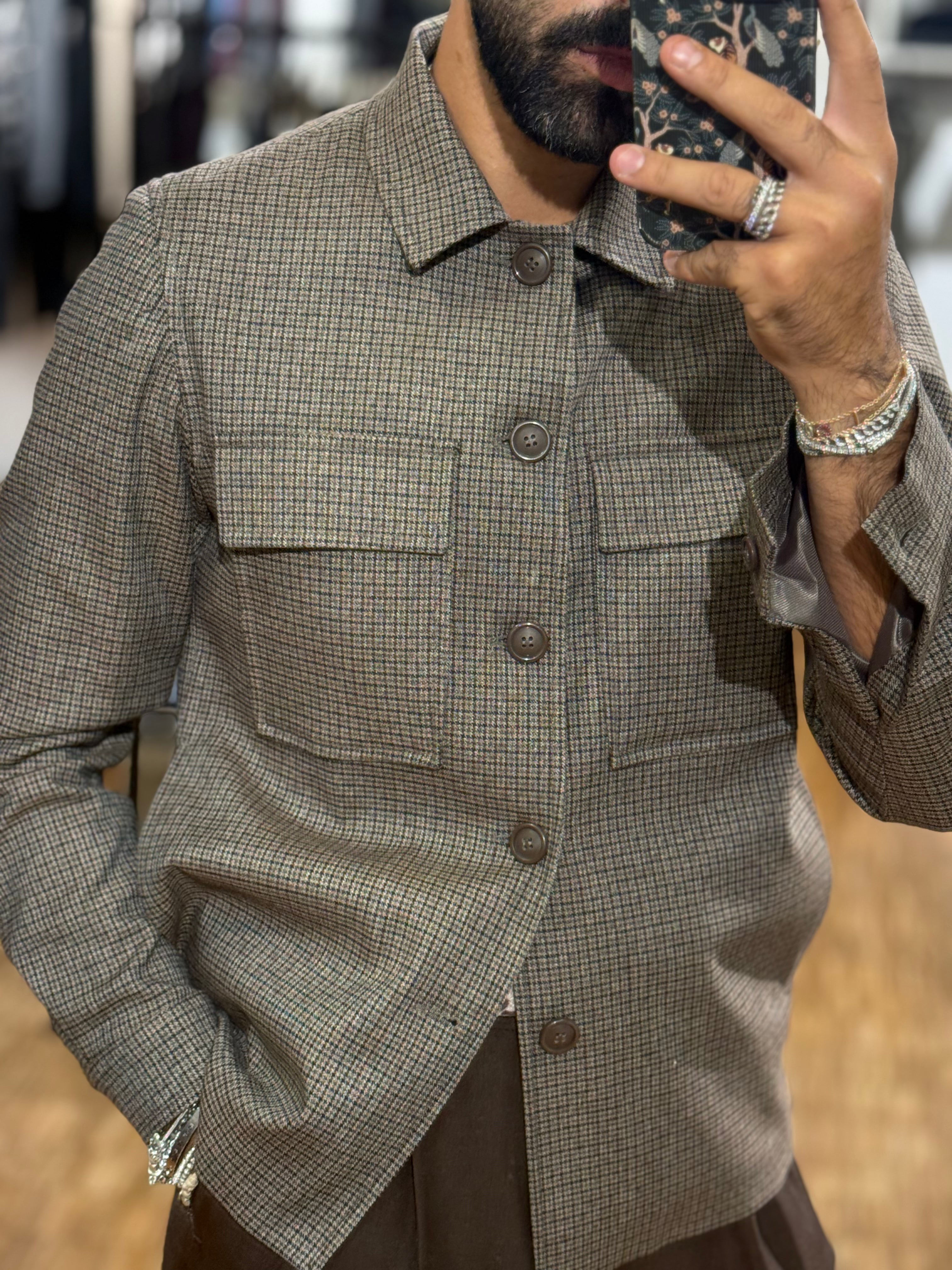 OVERSHIRT PIEDE DE POUL