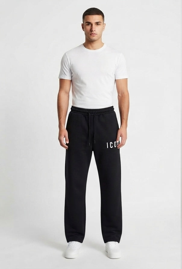 PANTALONE A GAMBA LARGA C/LOGO