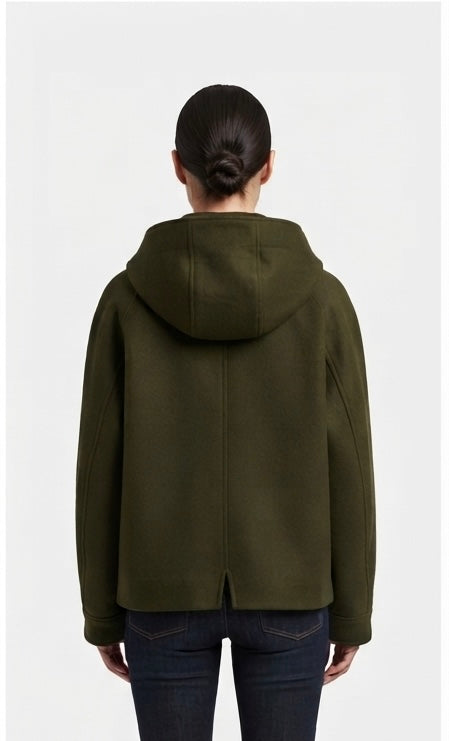 CAPPOTTO CORTO CON CAPPUCCIO