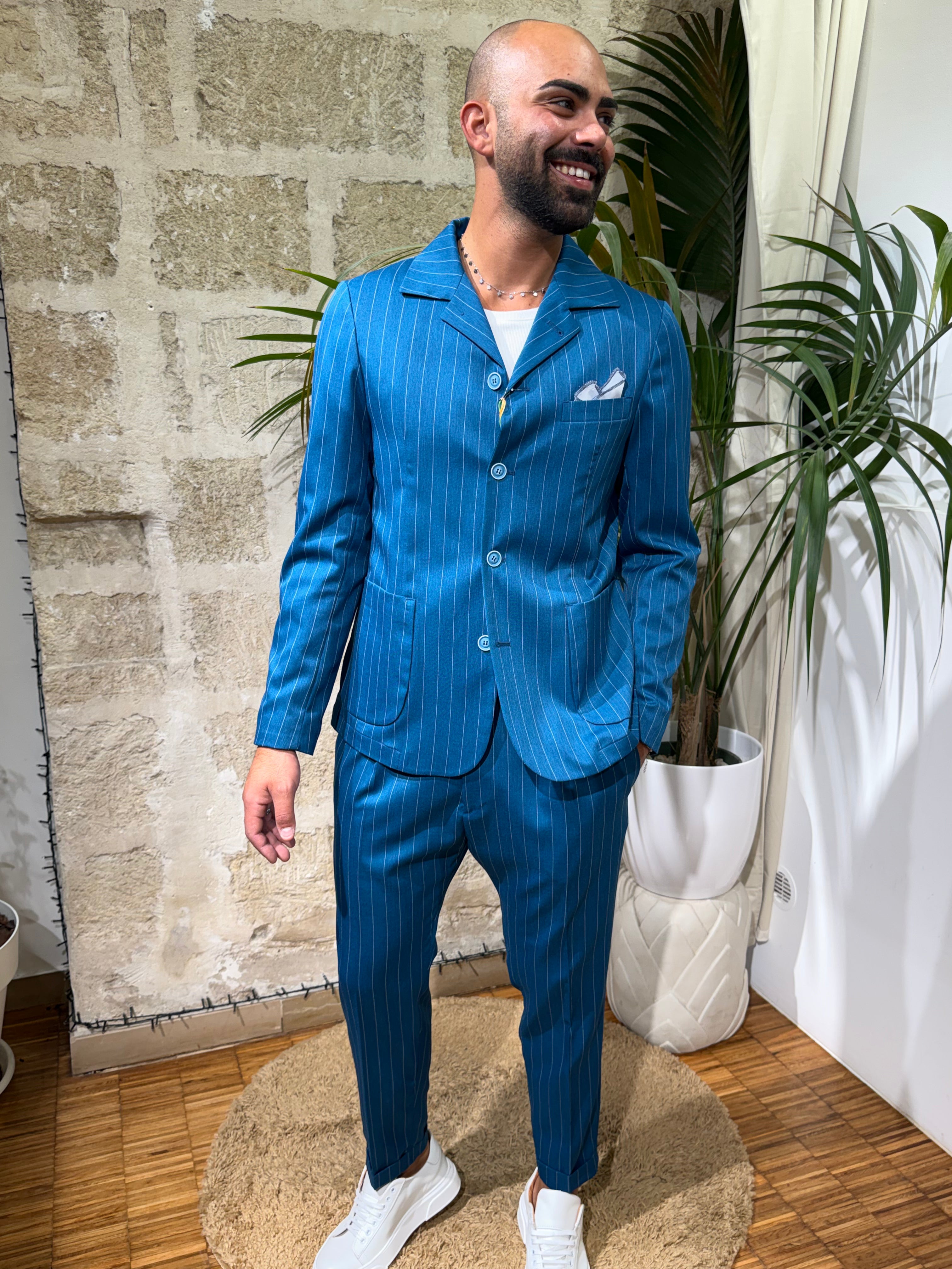 Coordinato Gessato uomo