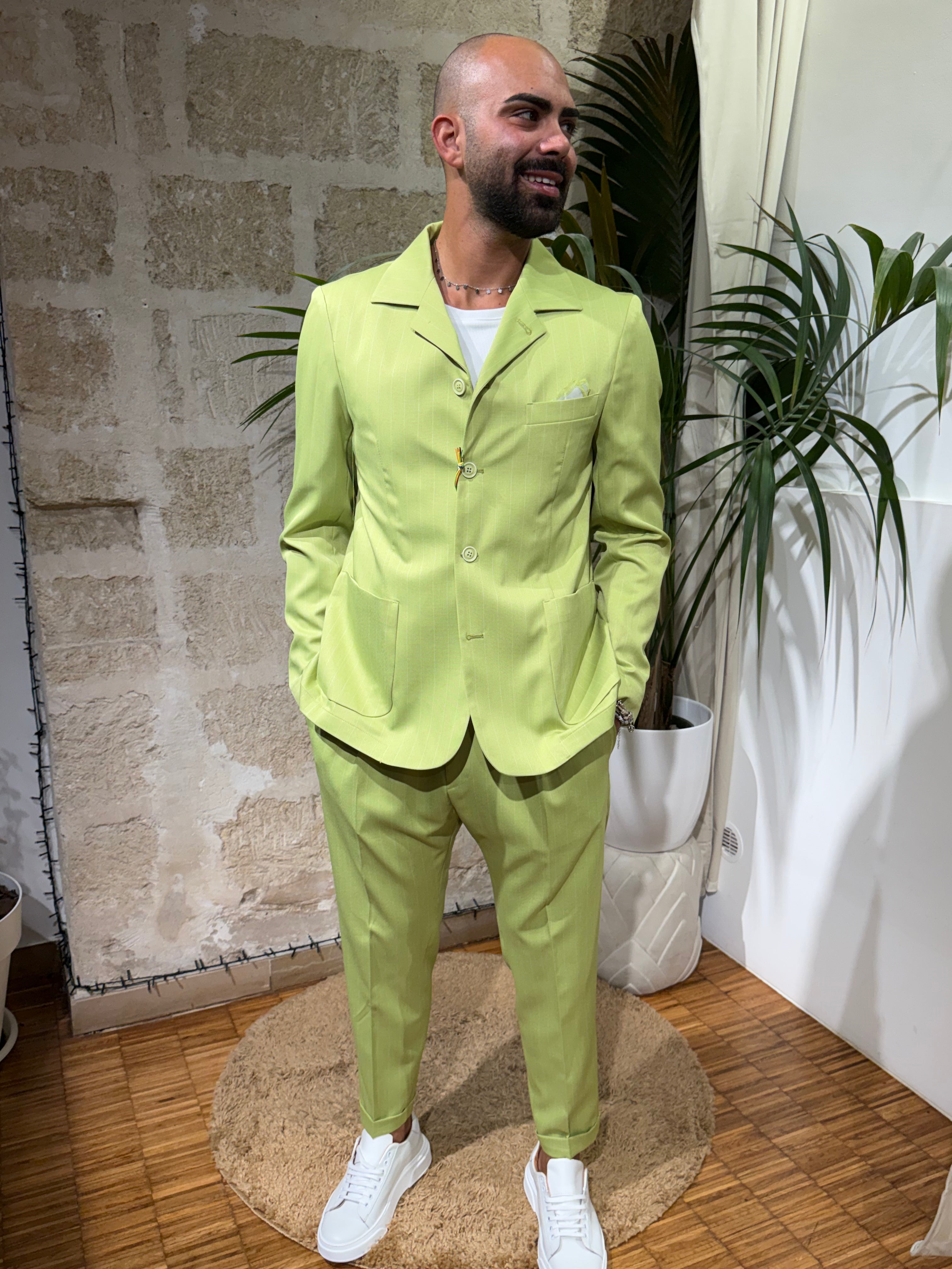 Coordinato Gessato uomo