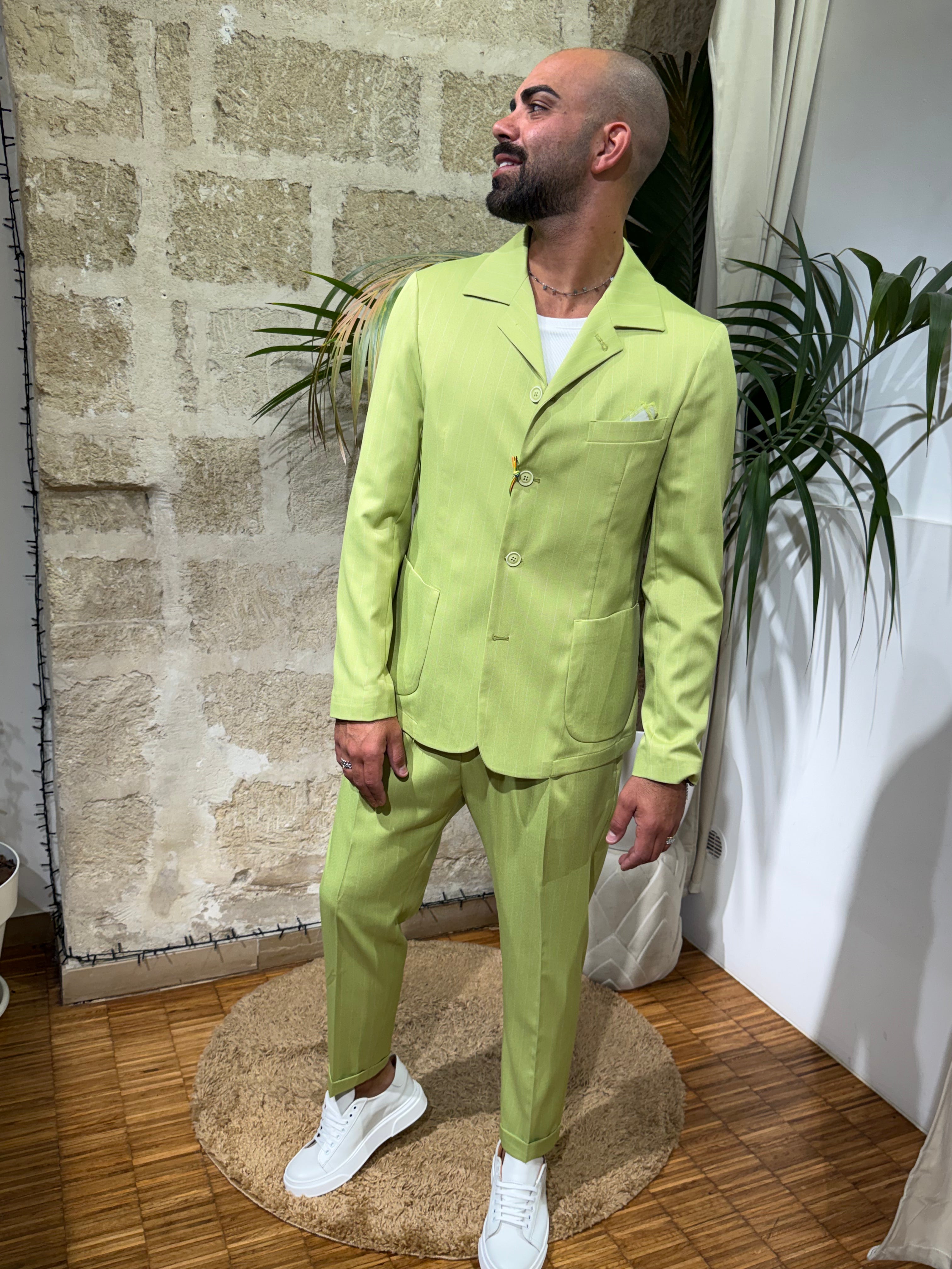 Coordinato Gessato uomo