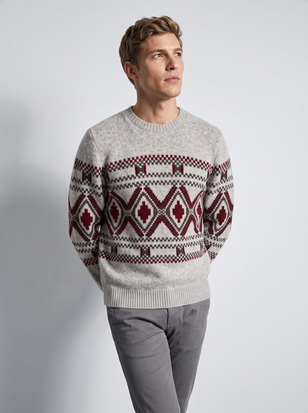 MAGLIONE JACQUARD ETNICO