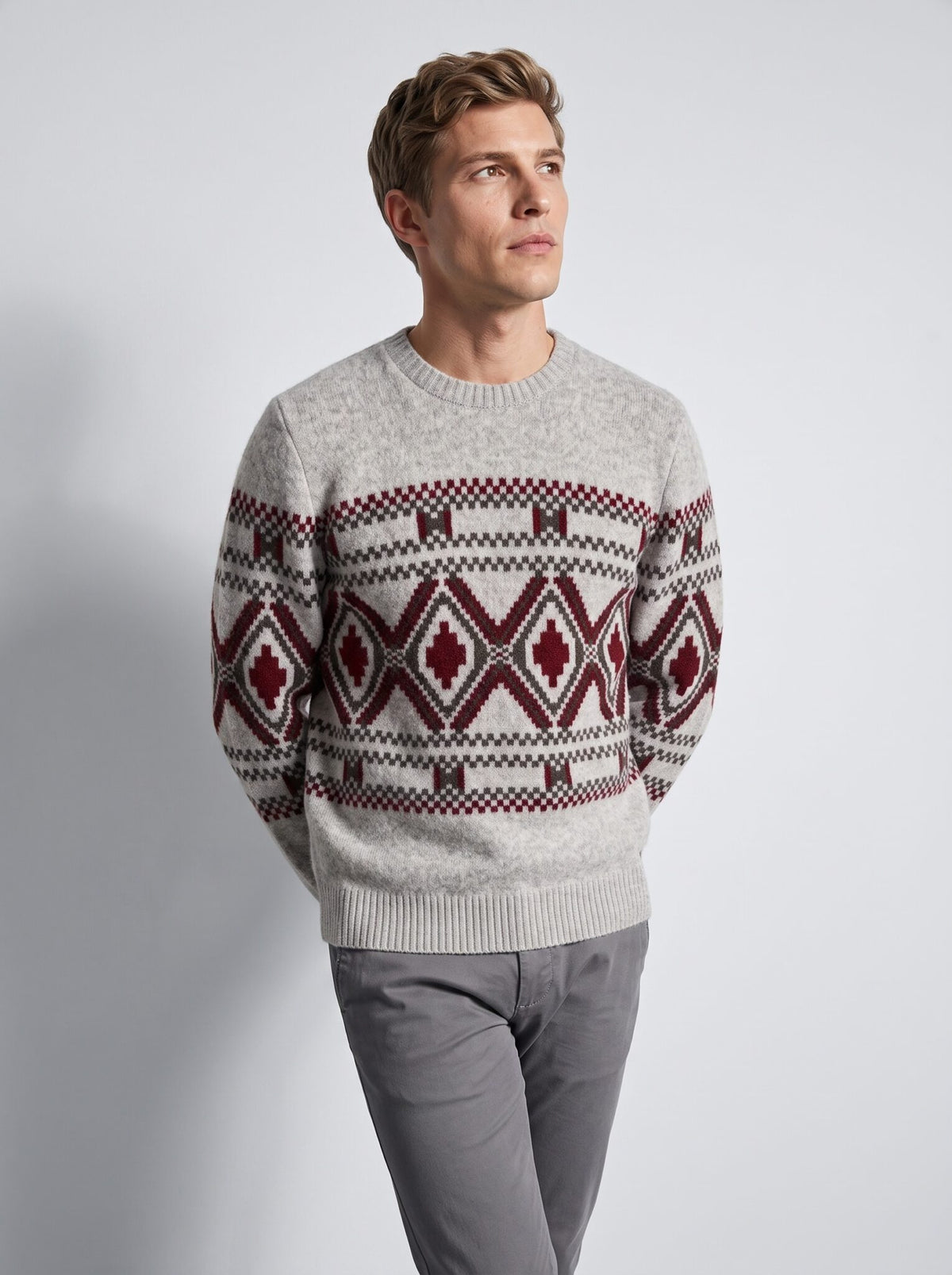 MAGLIONE JACQUARD ETNICO