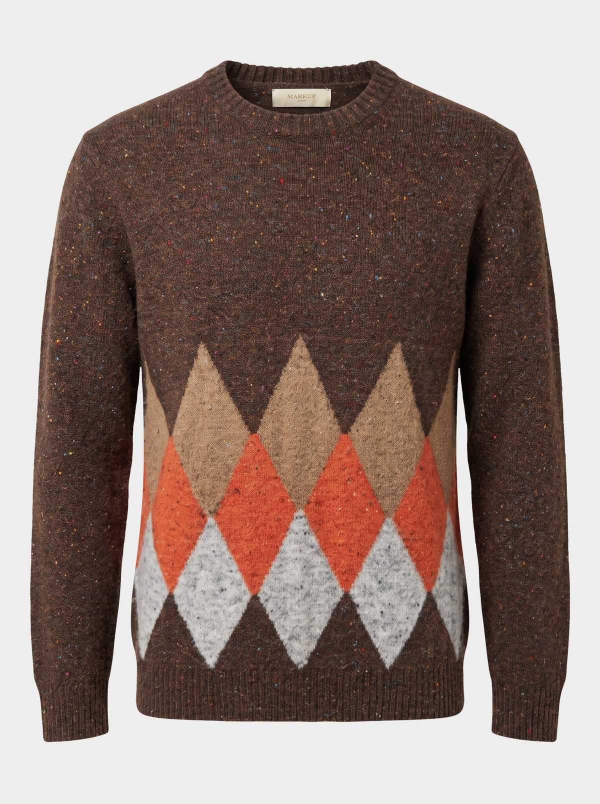 MAGLIONE INTARSIO ROMBI