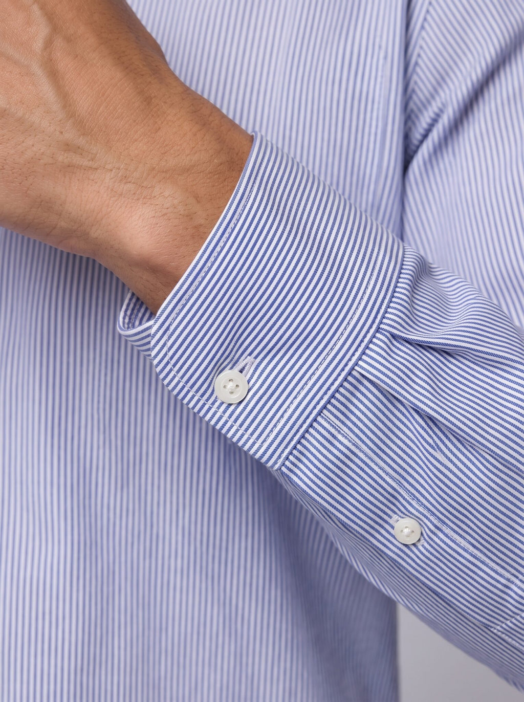 CAMICIA COLLO FRANCESE RIGATA