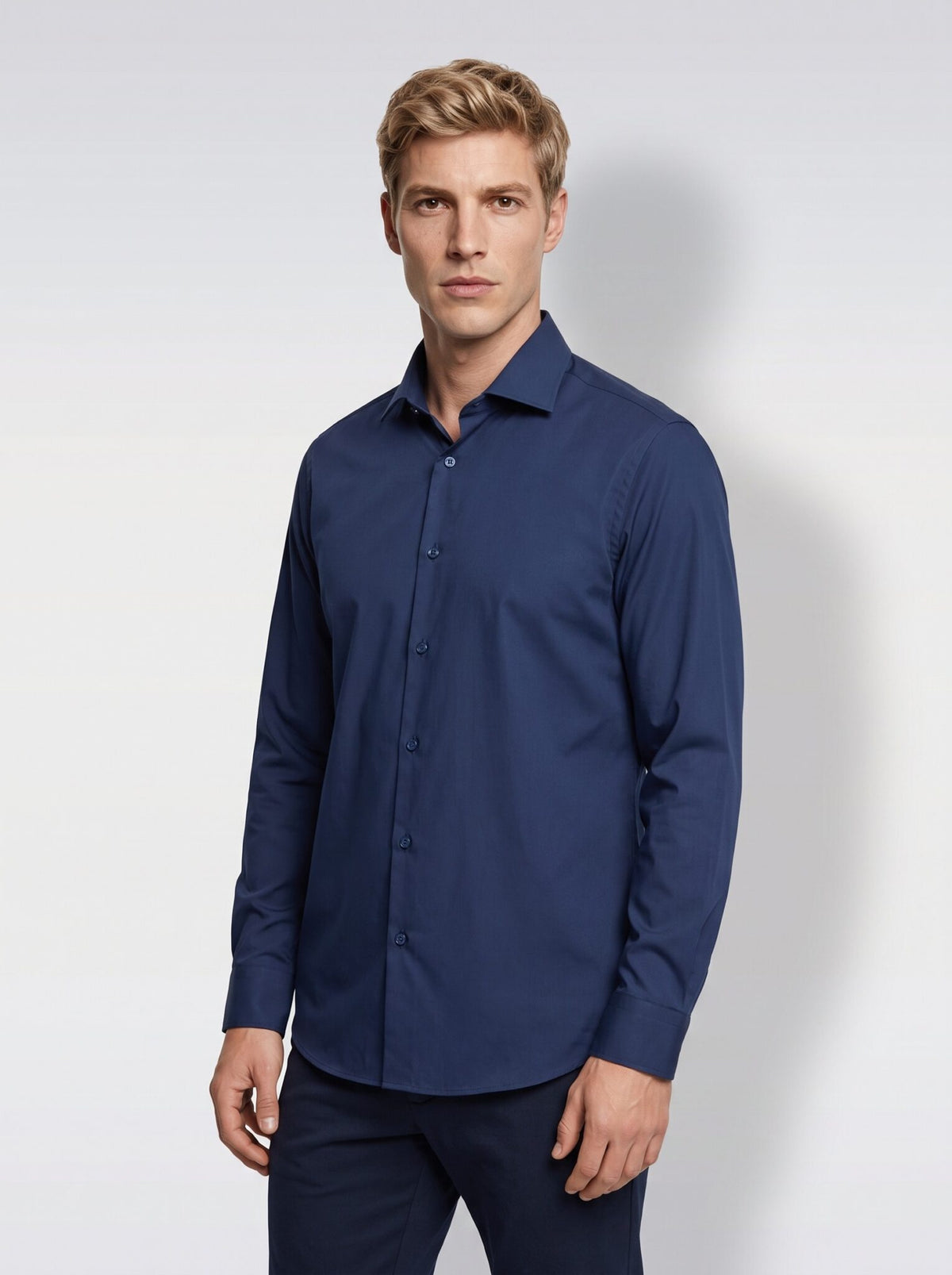 CAMICIA COLLO FRANCESE NO IRON