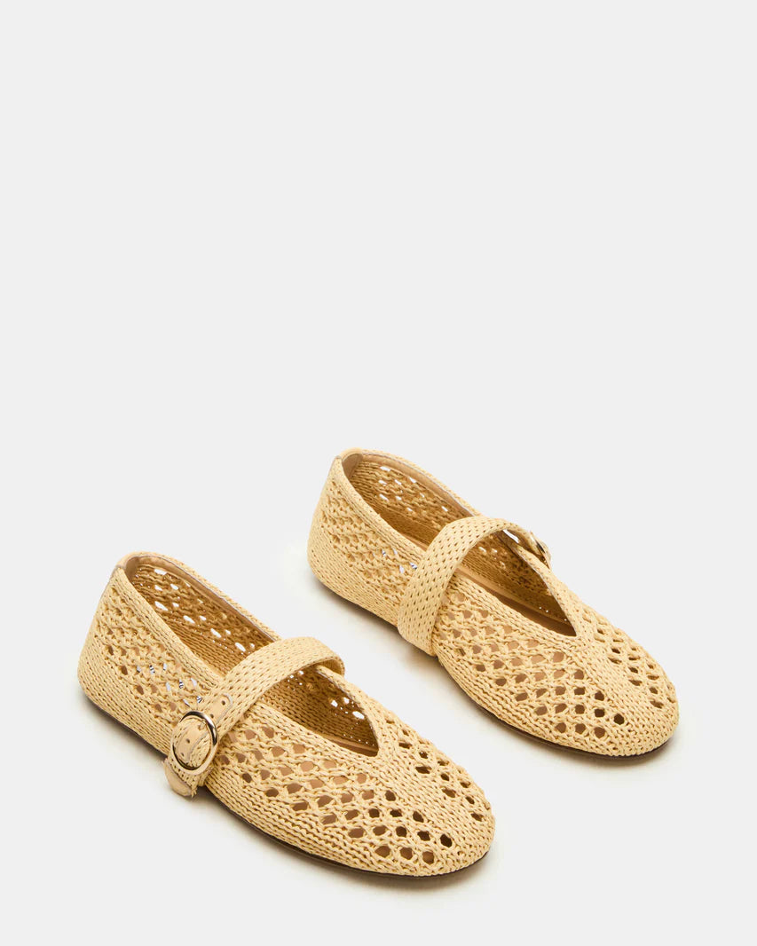 Steve Madden Ballarina Natural Raffia