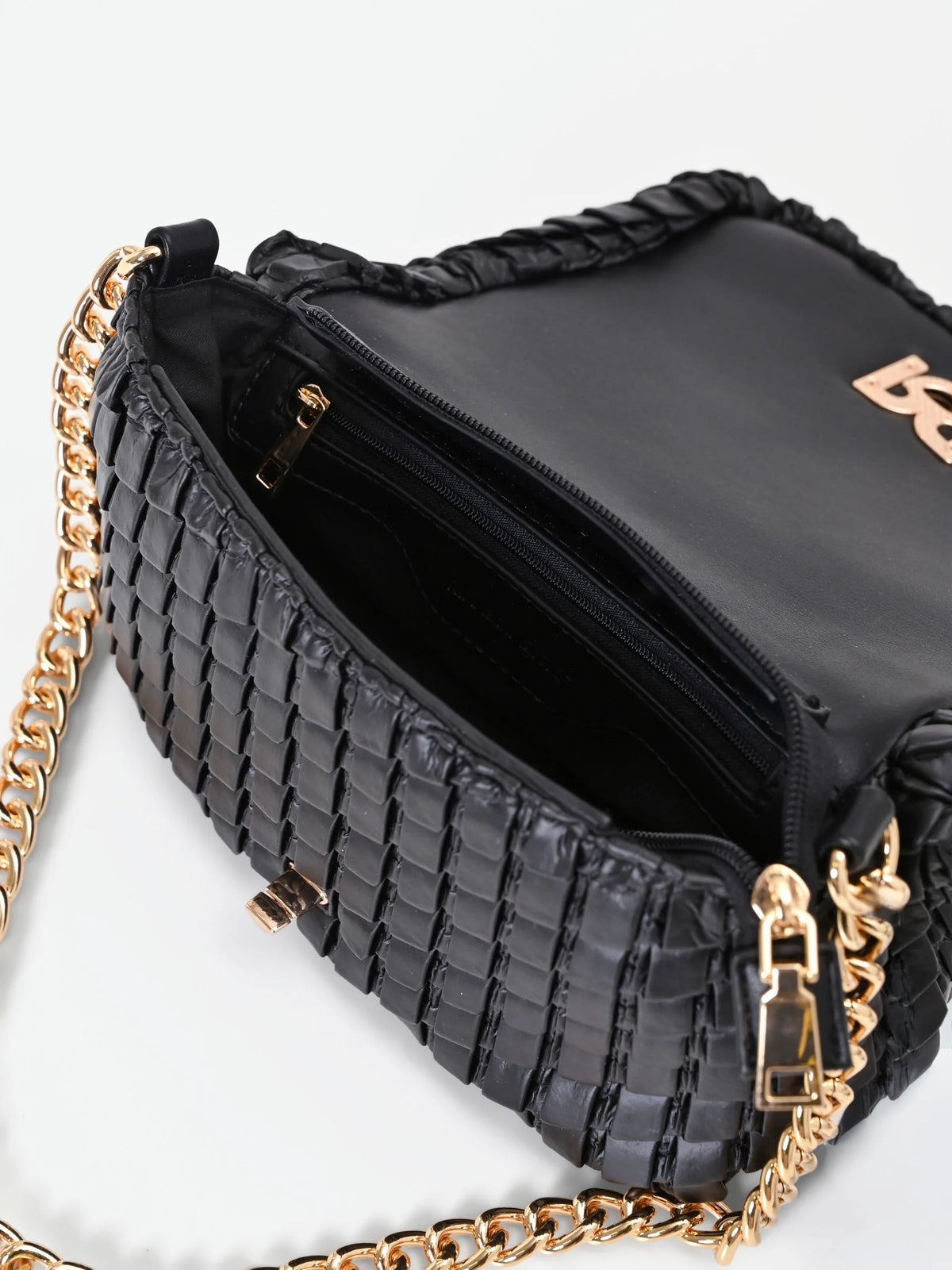 BORSA A TRACOLLA CON LAVORAZIONE INTRECCIATA RINASCIMENTO